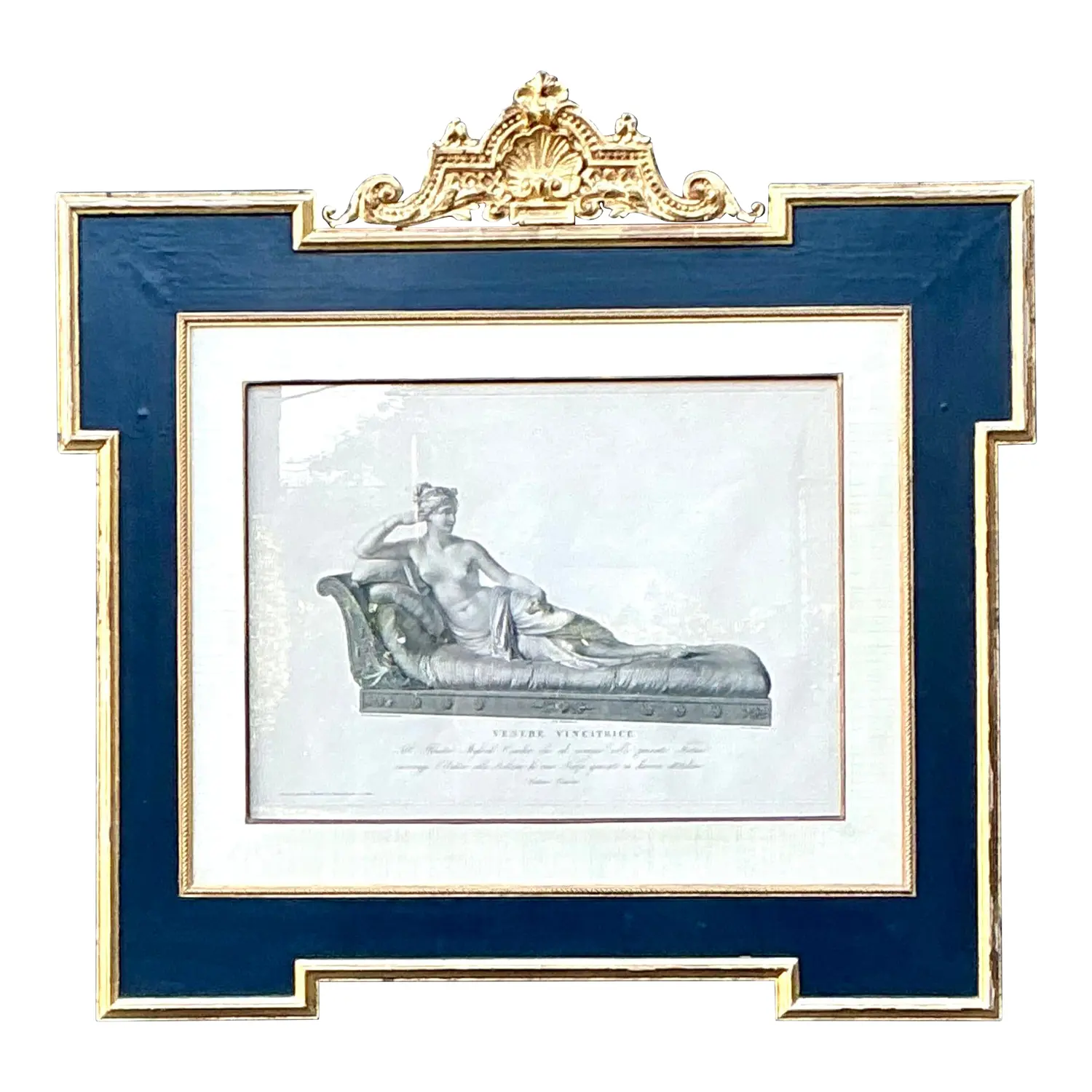 Vintage Print of Pauline Borghese Bonaparte as Venus Victrix