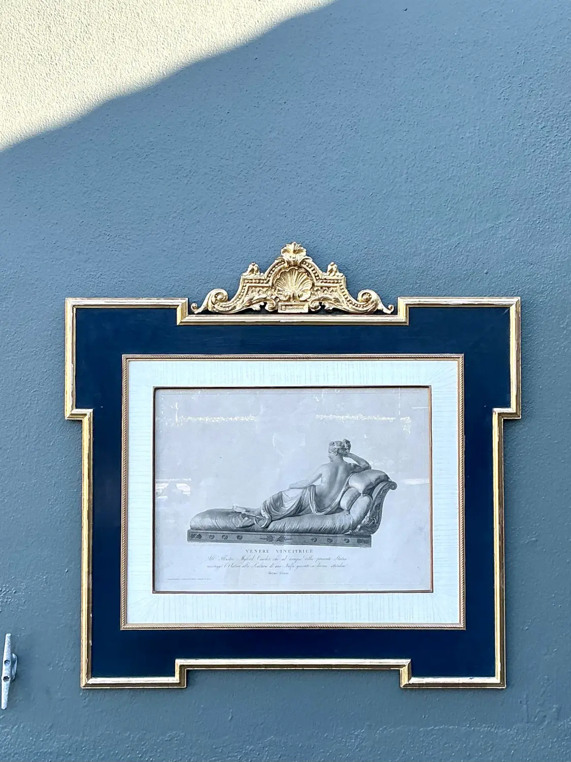 Vintage Print of Pauline Borghese Bonaparte as Venus Victrix - Detail view