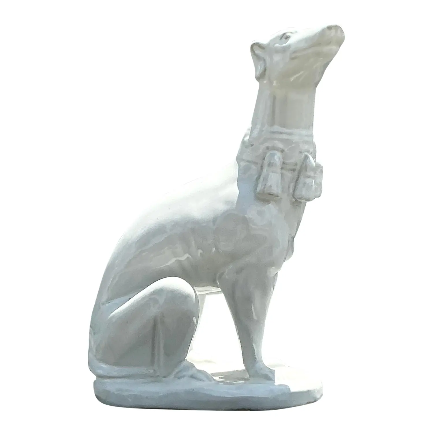 Vintage Regency Blanc De Chine Greyhound