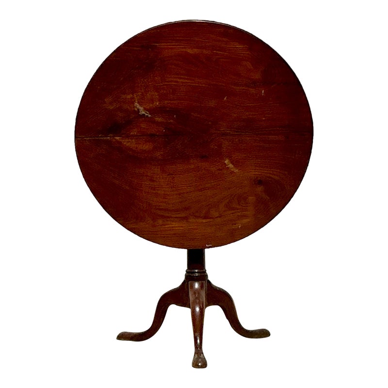 Vintage Regency Bookmatched Tilt Top Table - Detail view