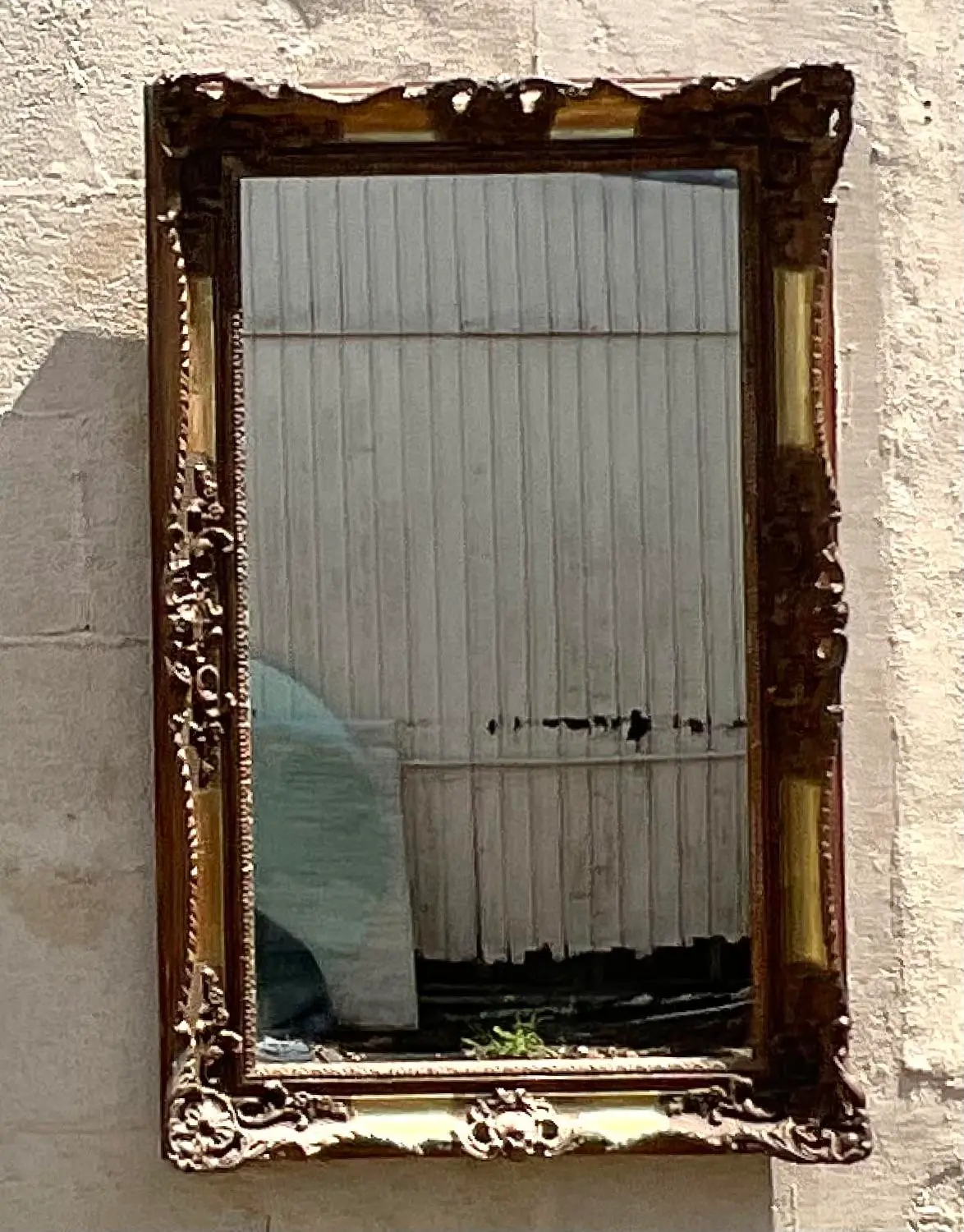 Vintage Regency Carved Gilt Mirror - Back view