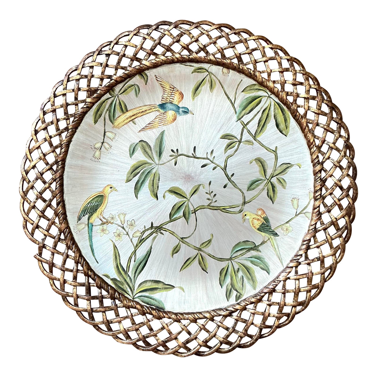 Vintage Regency Castillian Imports Decorative Wall Plate - Detail view