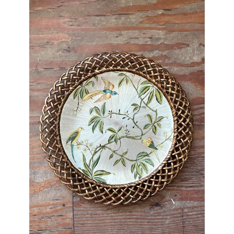 Vintage Regency Castillian Imports Decorative Wall Plate - Top view