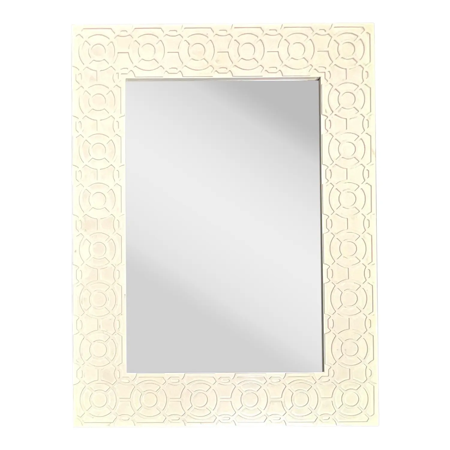 Vintage Regency Currey and Company Fret Work Mirror