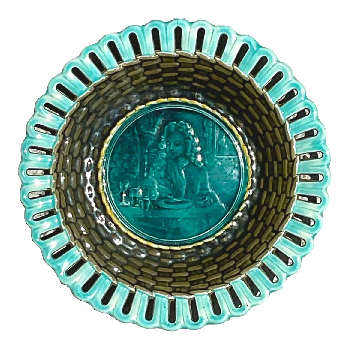 Vintage Regency English Wedgwood Plate - Detail view