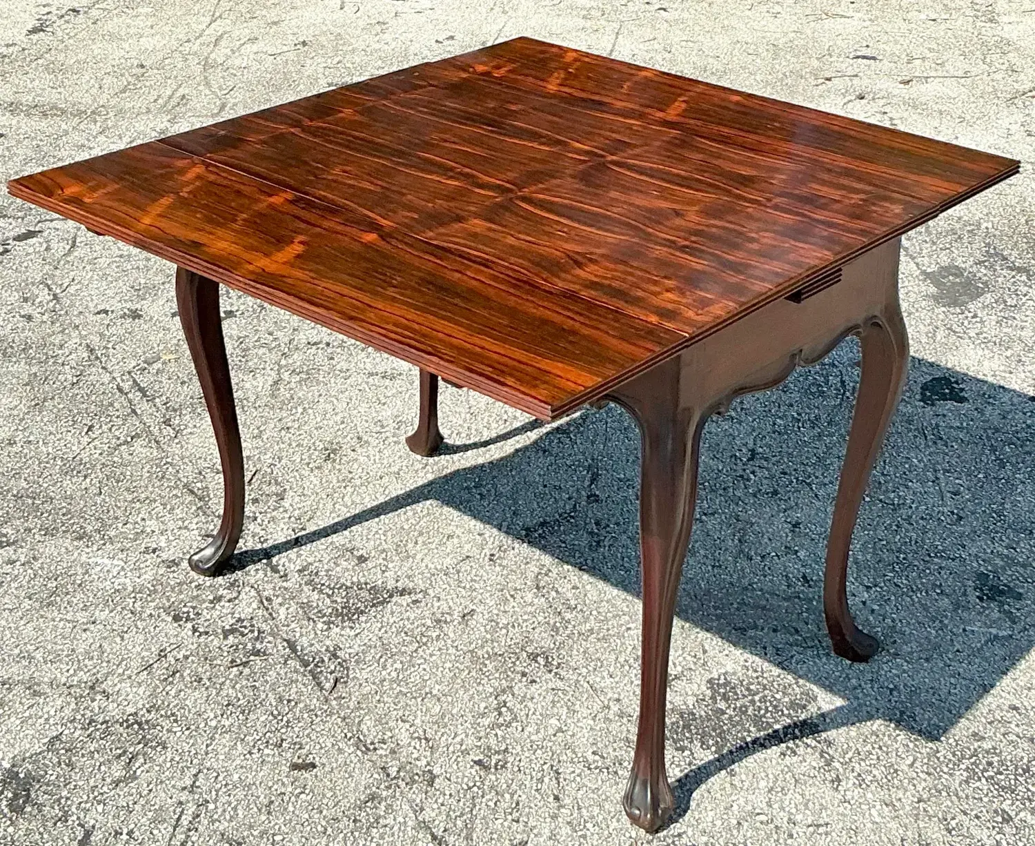 Vintage Regency Extendable Game Table - Top view