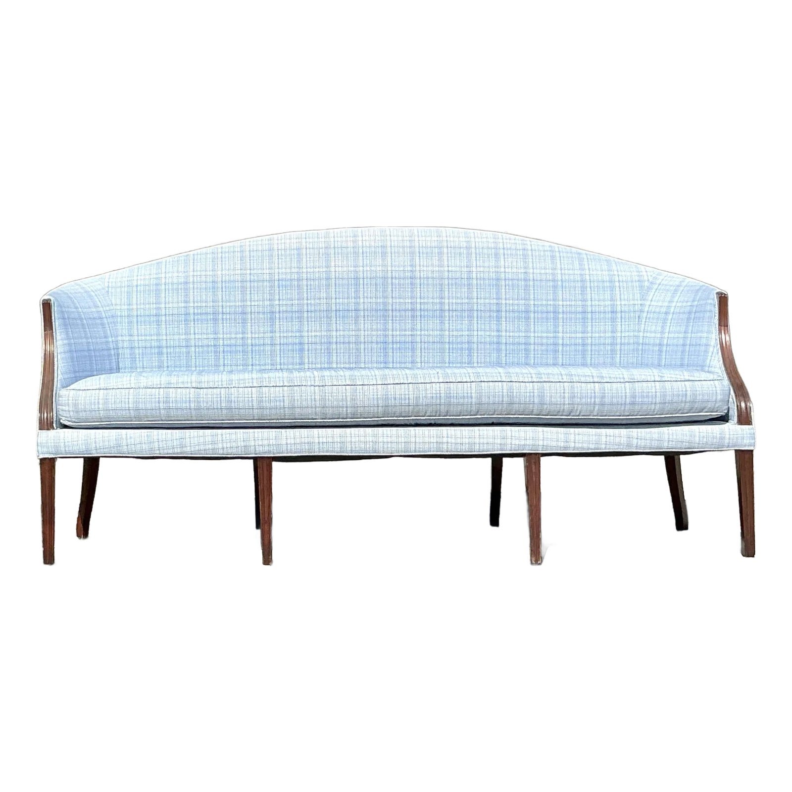 Vintage Regency Federal Mahogany Frame Sofa