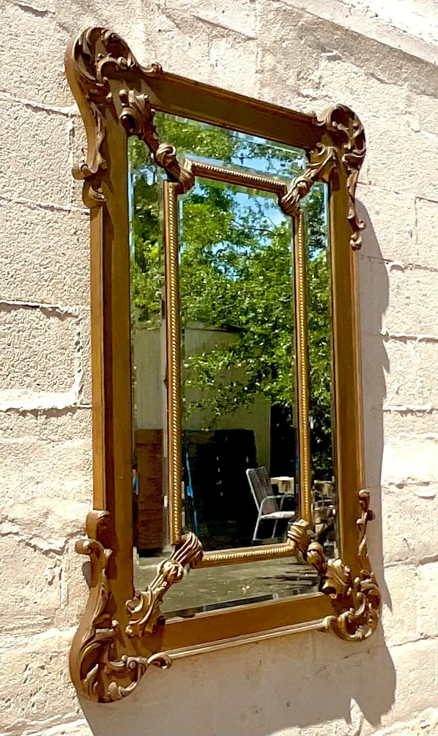Vintage Regency Gilt Mirror - Back view