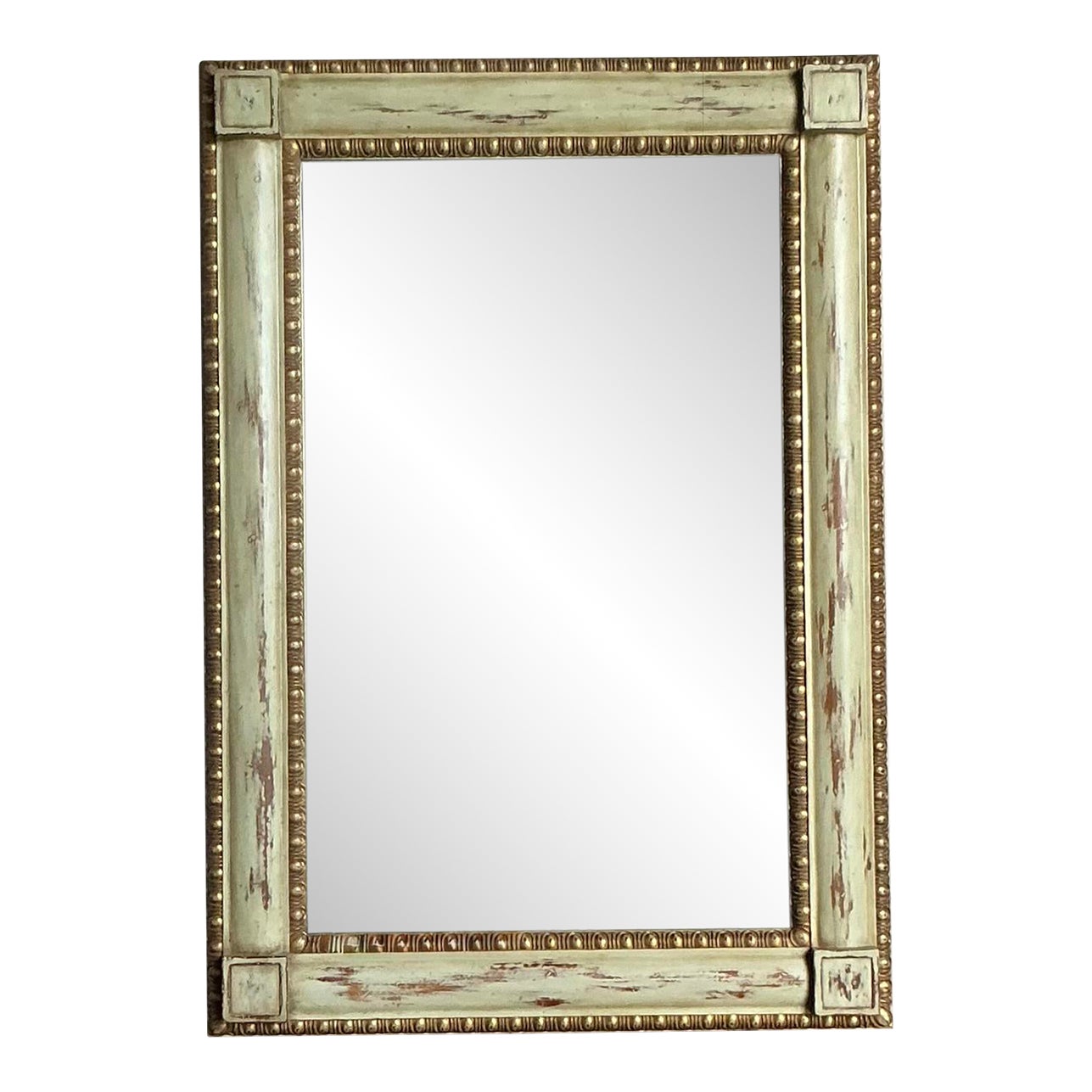 Vintage Regency Gilt Tipped Mirror - Detail view