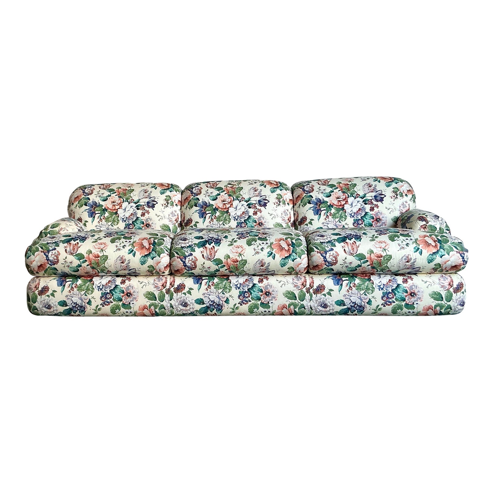 Vintage Regency Judith Norman Floral Sofa