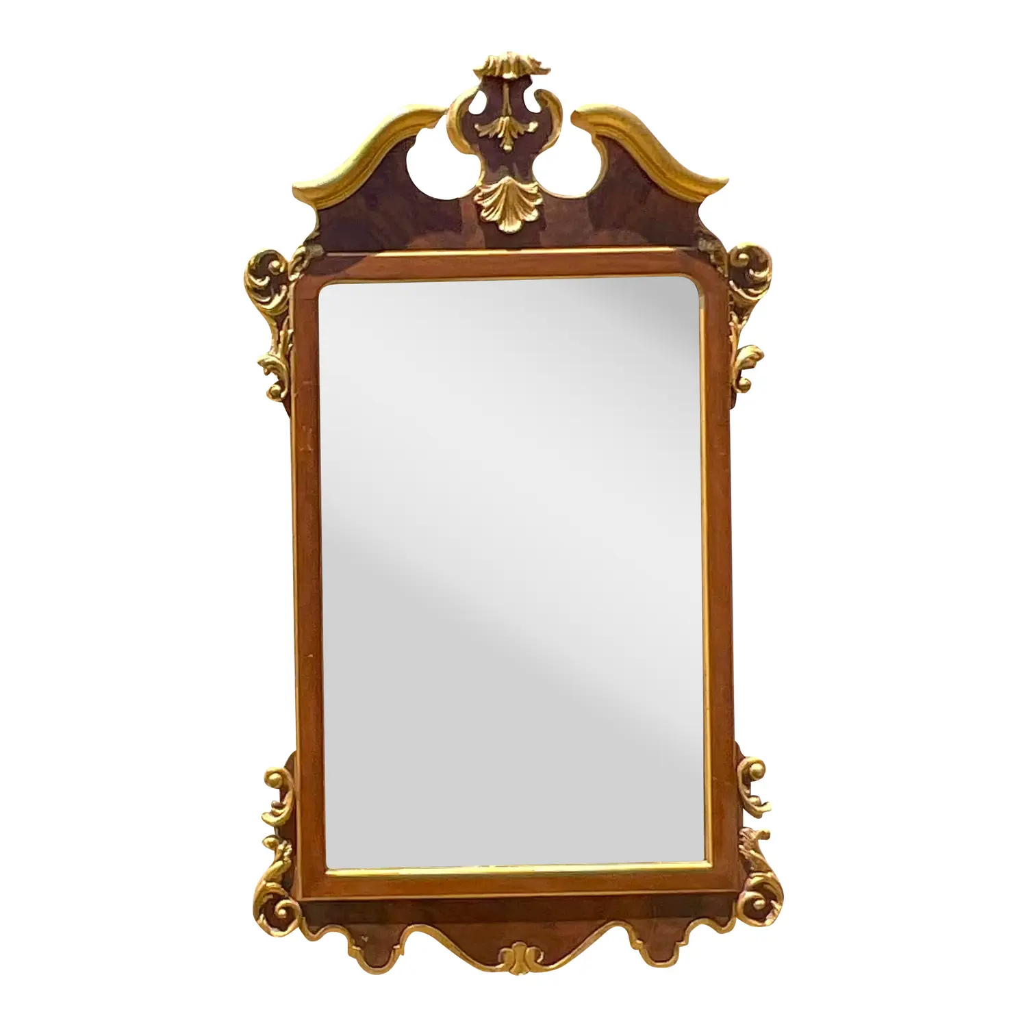Vintage Regency LaBarge Gilt Tipped Mirror