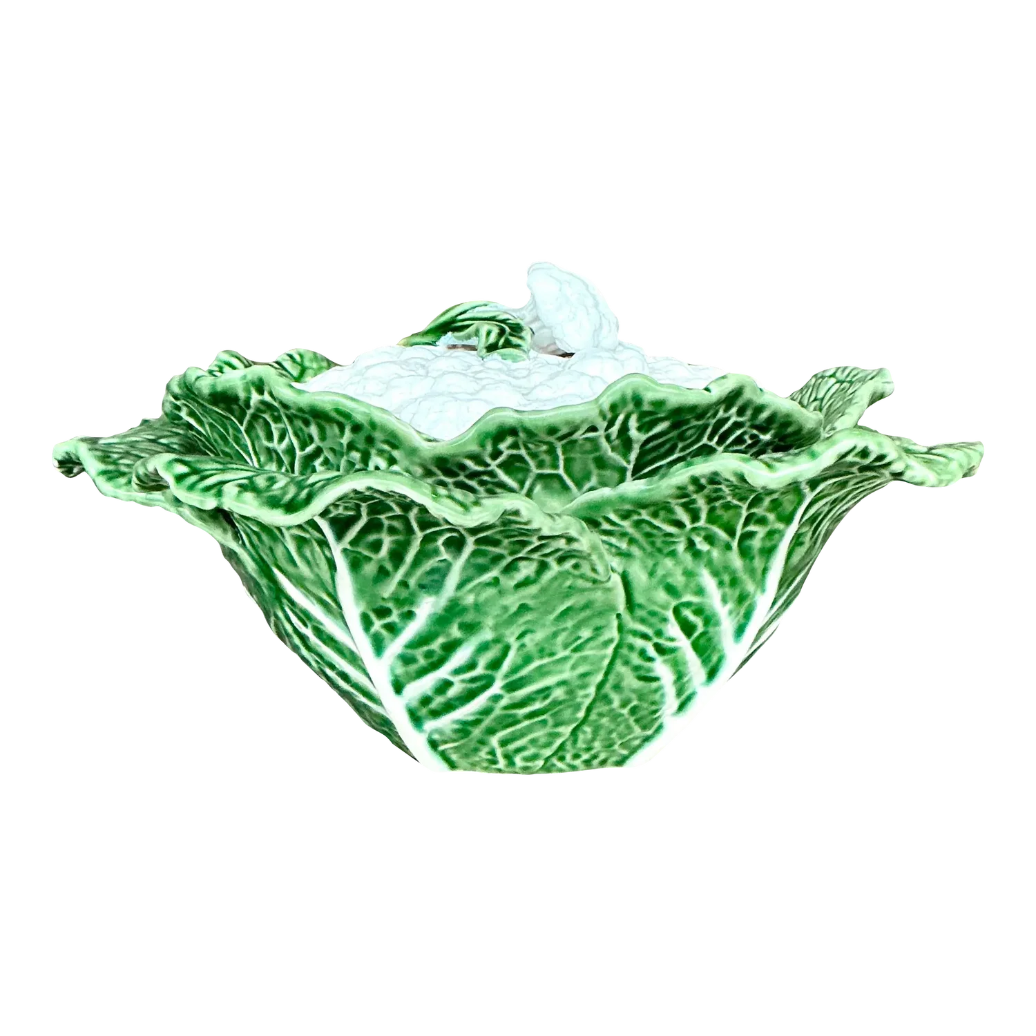 Vintage Regency Portuguese Cauliflower Tureen - Detail view
