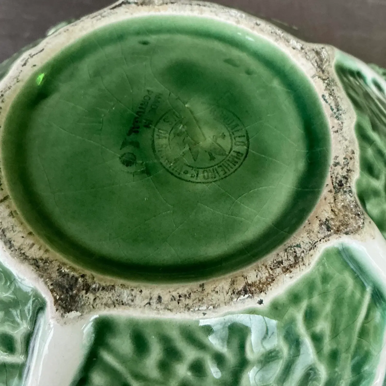 Vintage Regency Portuguese Cauliflower Tureen - Top view