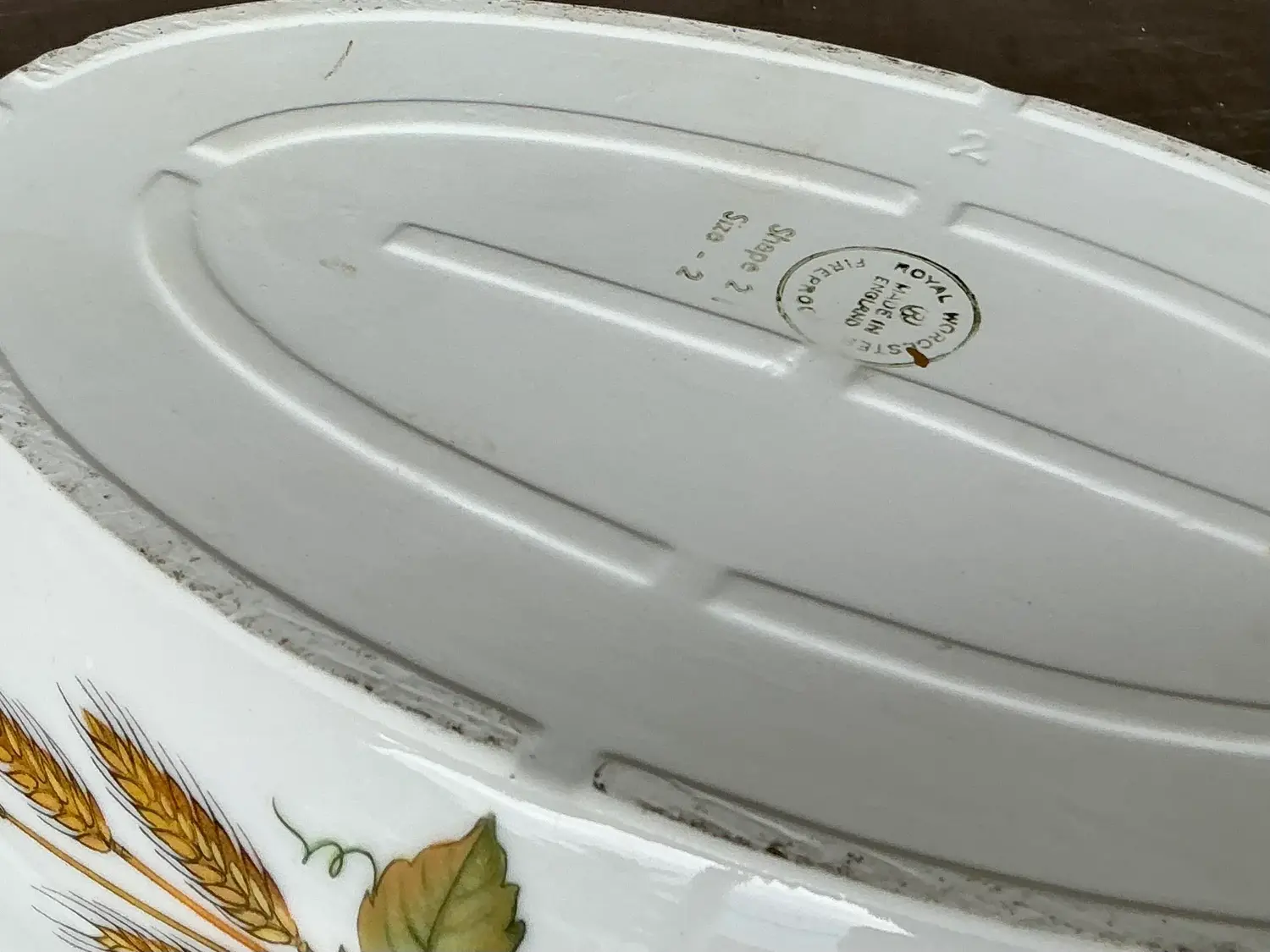 Vintage Regency Royal Worcester Lidded Casserole - Side view