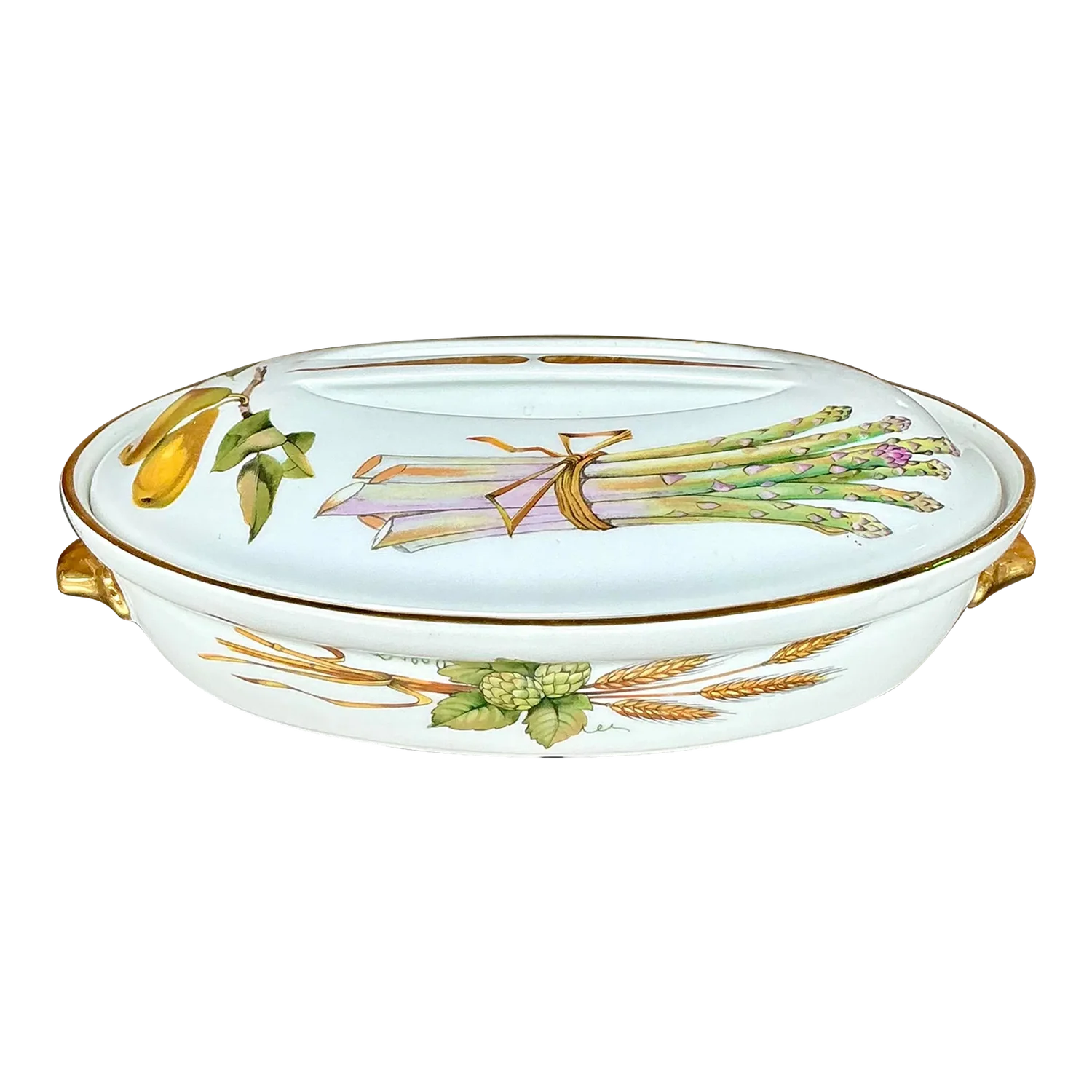 Vintage Regency Royal Worcester Lidded Casserole - Detail view