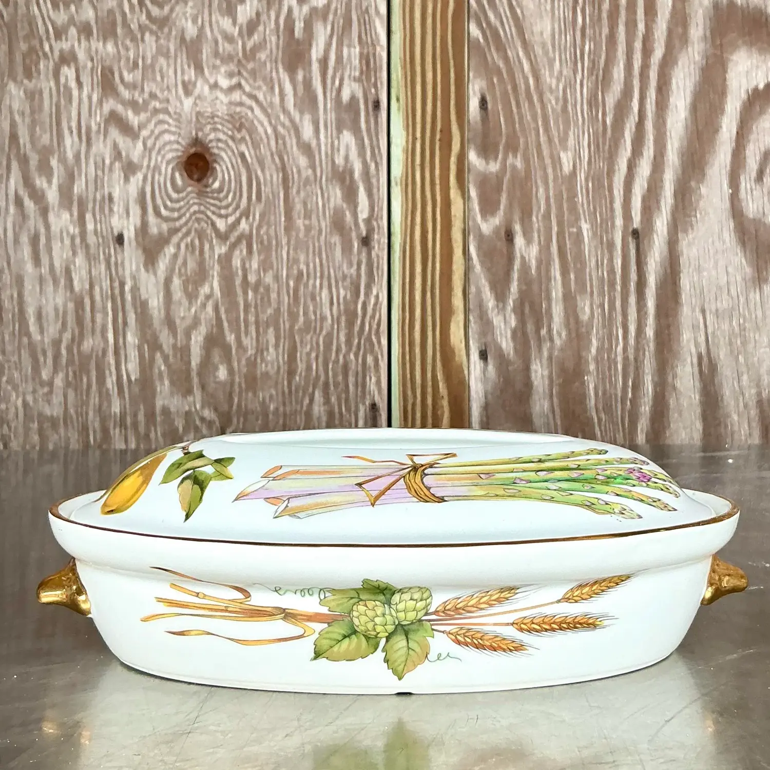 Vintage Regency Royal Worcester Lidded Casserole - Top view