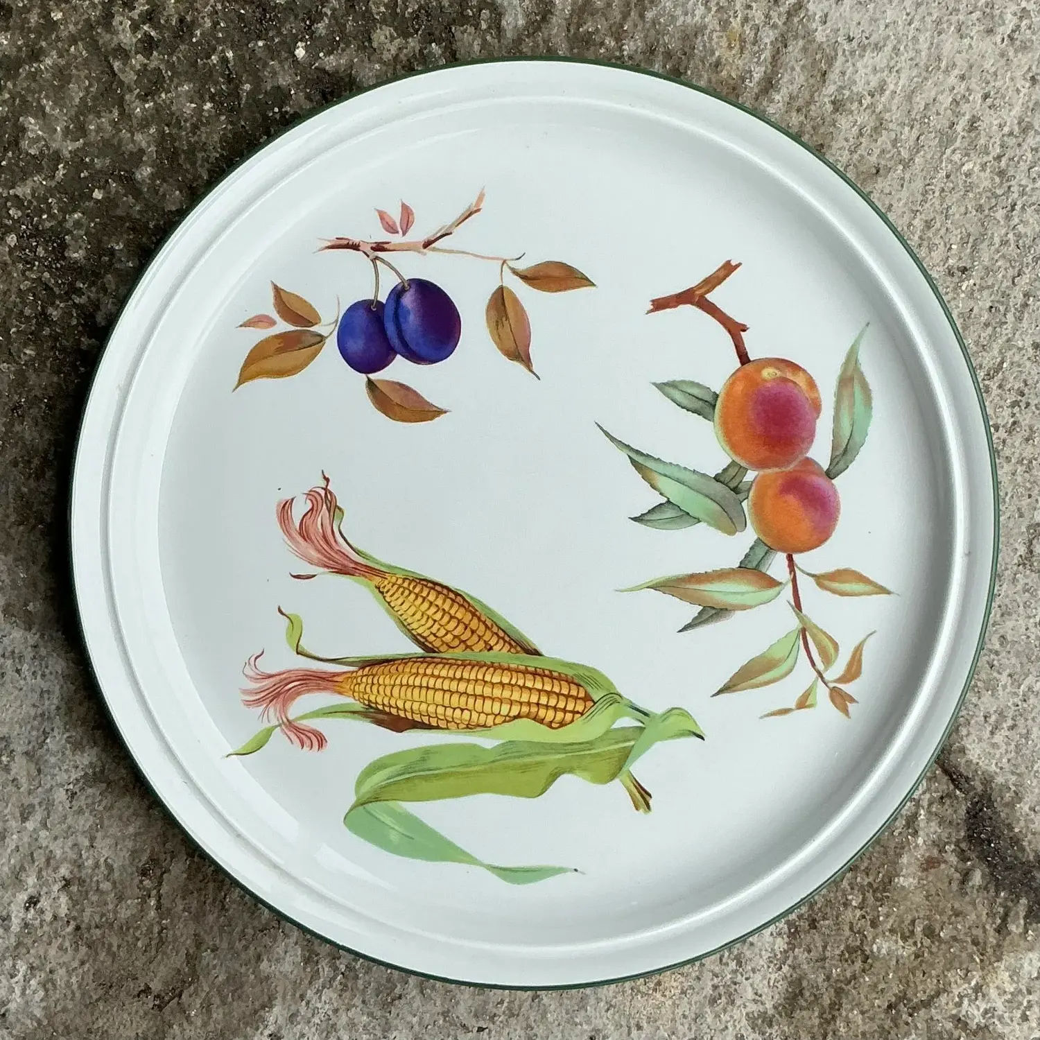 Vintage Regency Royal Worcester Platter - Back view