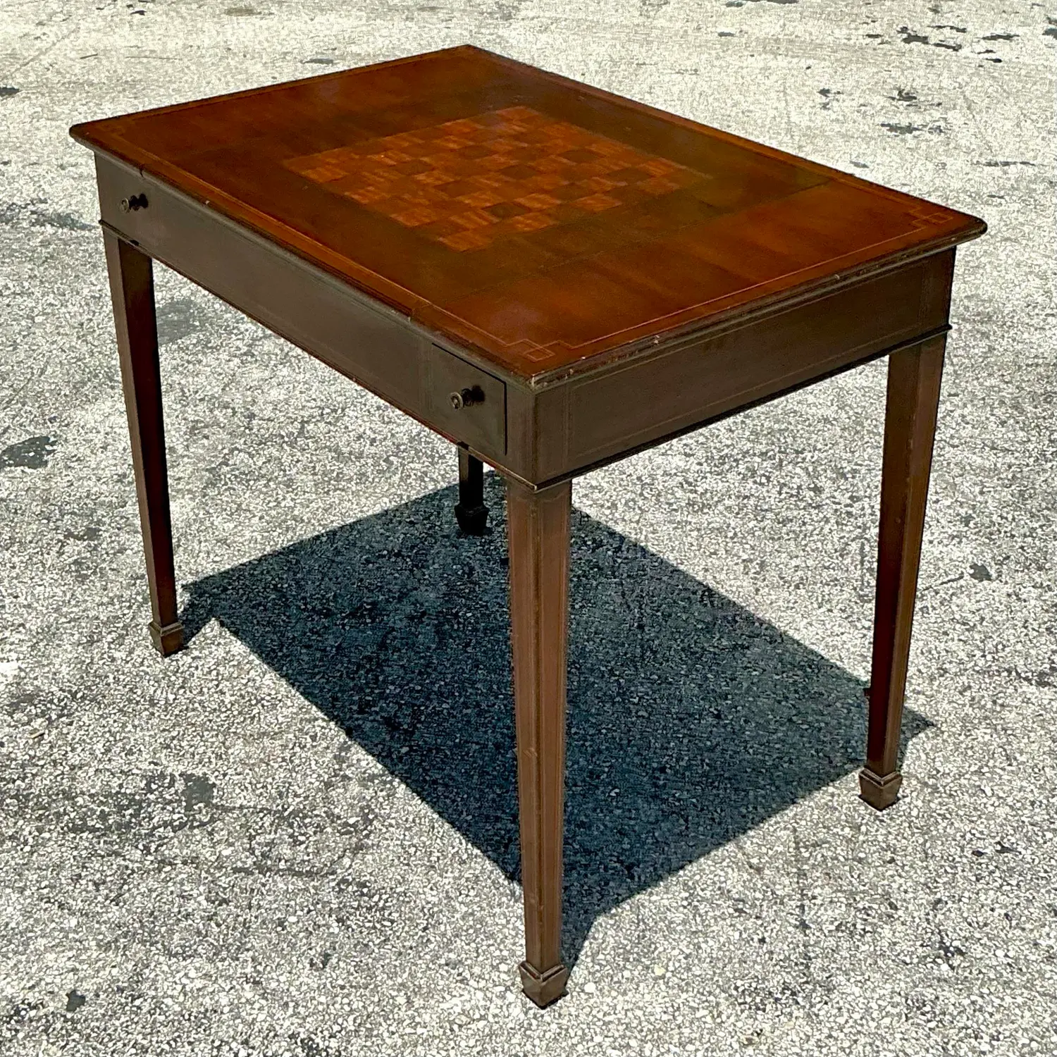 Vintage Regency Smith and Watson Game Table - Top view