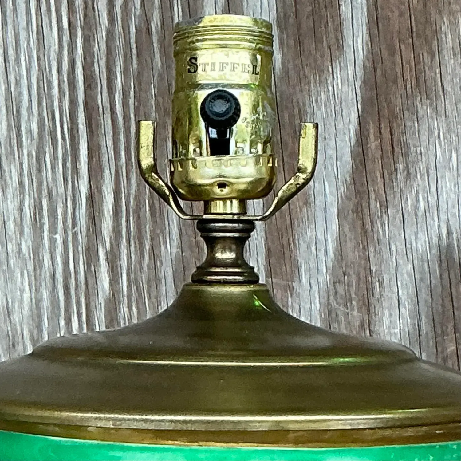 Vintage Regency Stiffel Figurative Lamps - a Pair - Back view