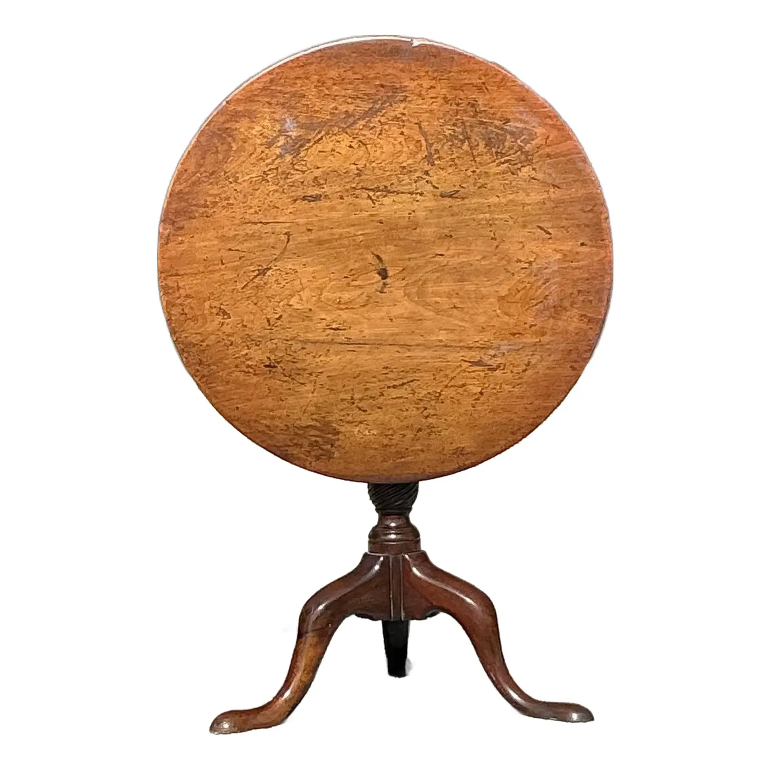 Vintage Regency Tilt Top Side Table