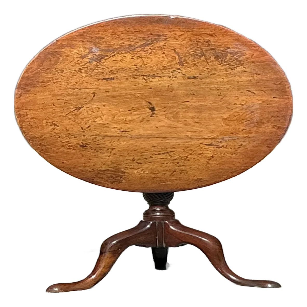 Vintage Regency Tilt Top Side Table - Detail view