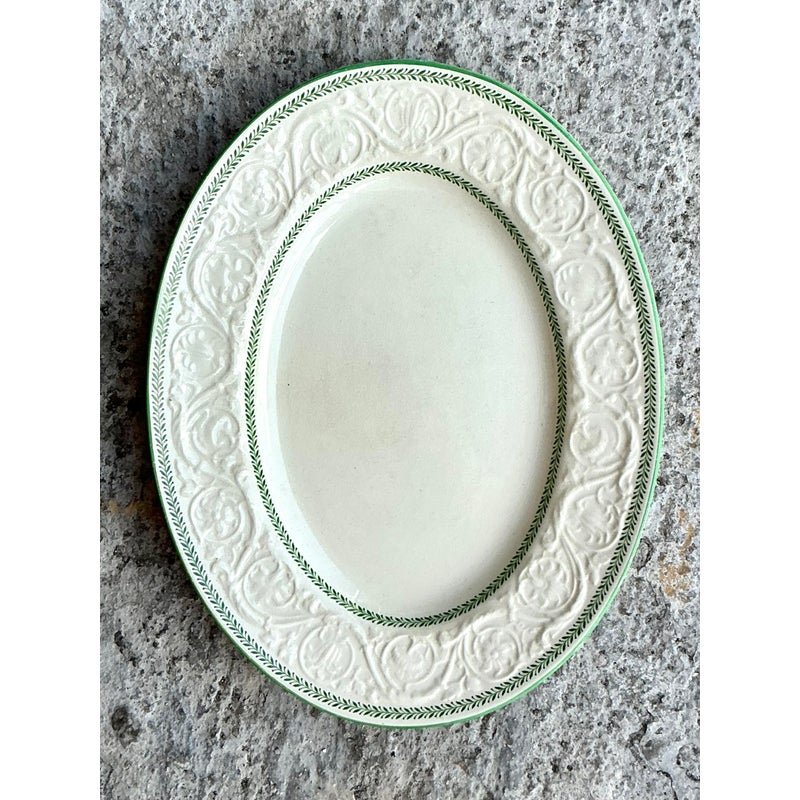 Vintage Regency Wedgwood Patrician Ceramic Platter - Back view