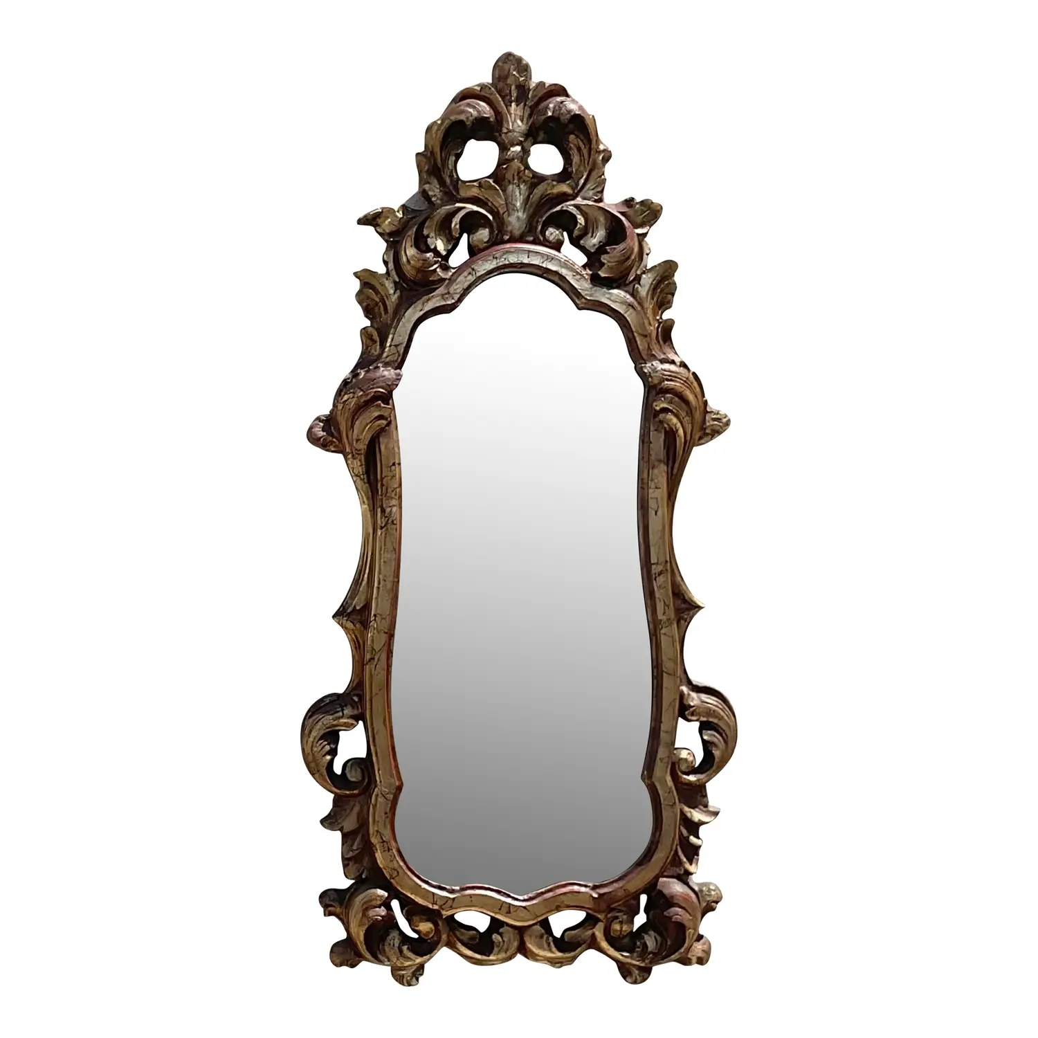 Vintage Rococo Gilt Grand Mirror