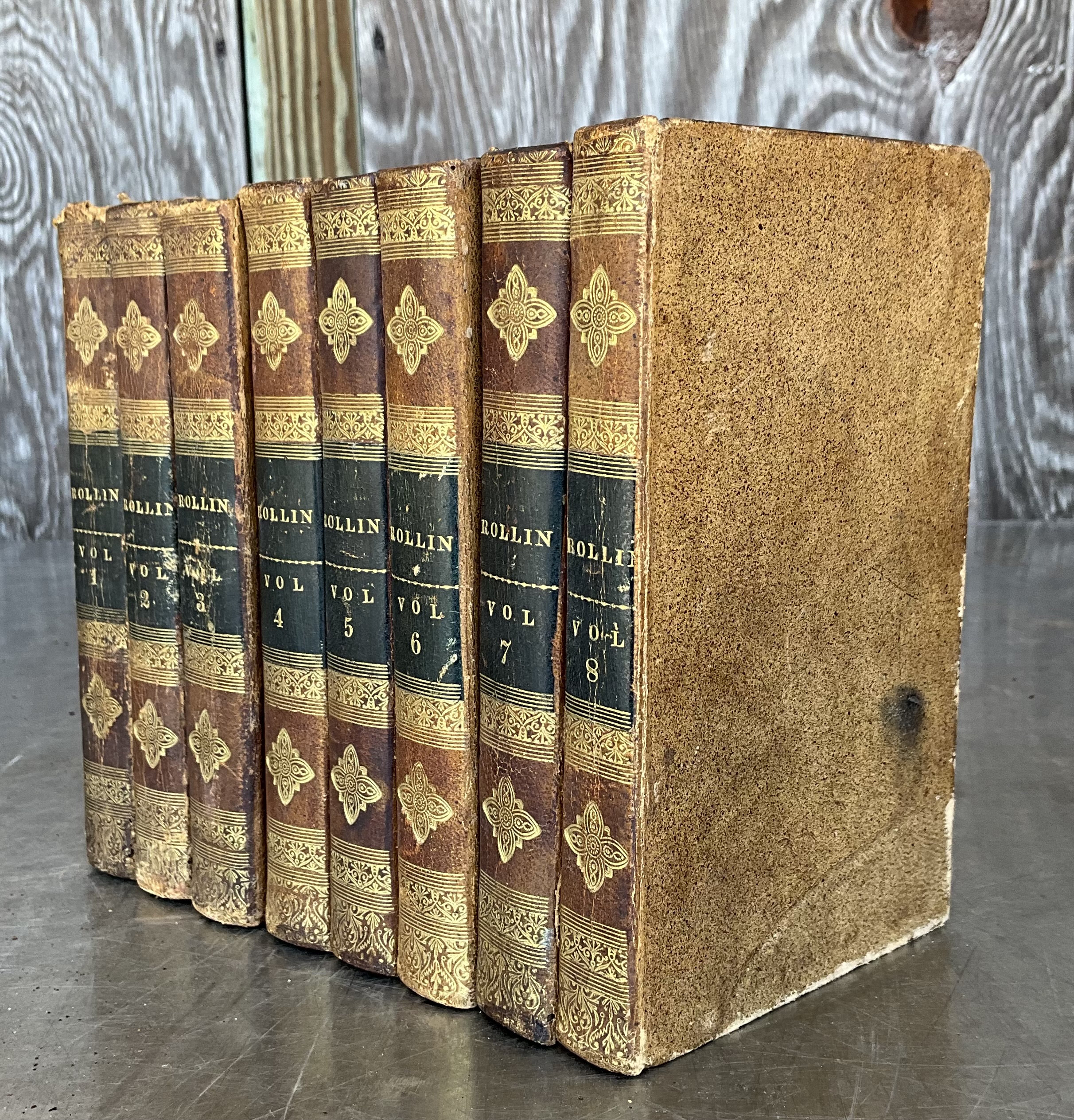 Vintage Rollins 8 Volume Set - Top view