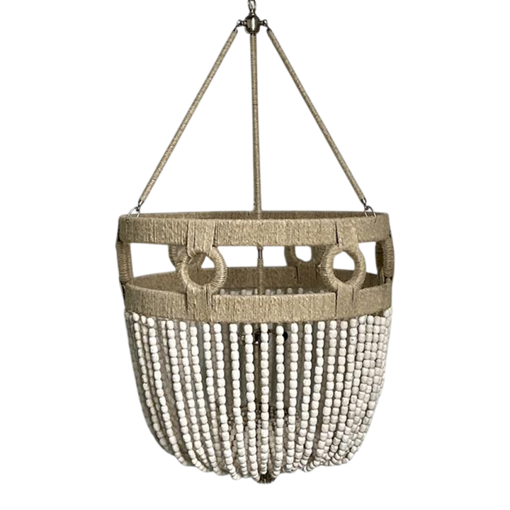 Vintage Roshambeaux “Frankie Malibu” Beaded Chandelier - Detail view