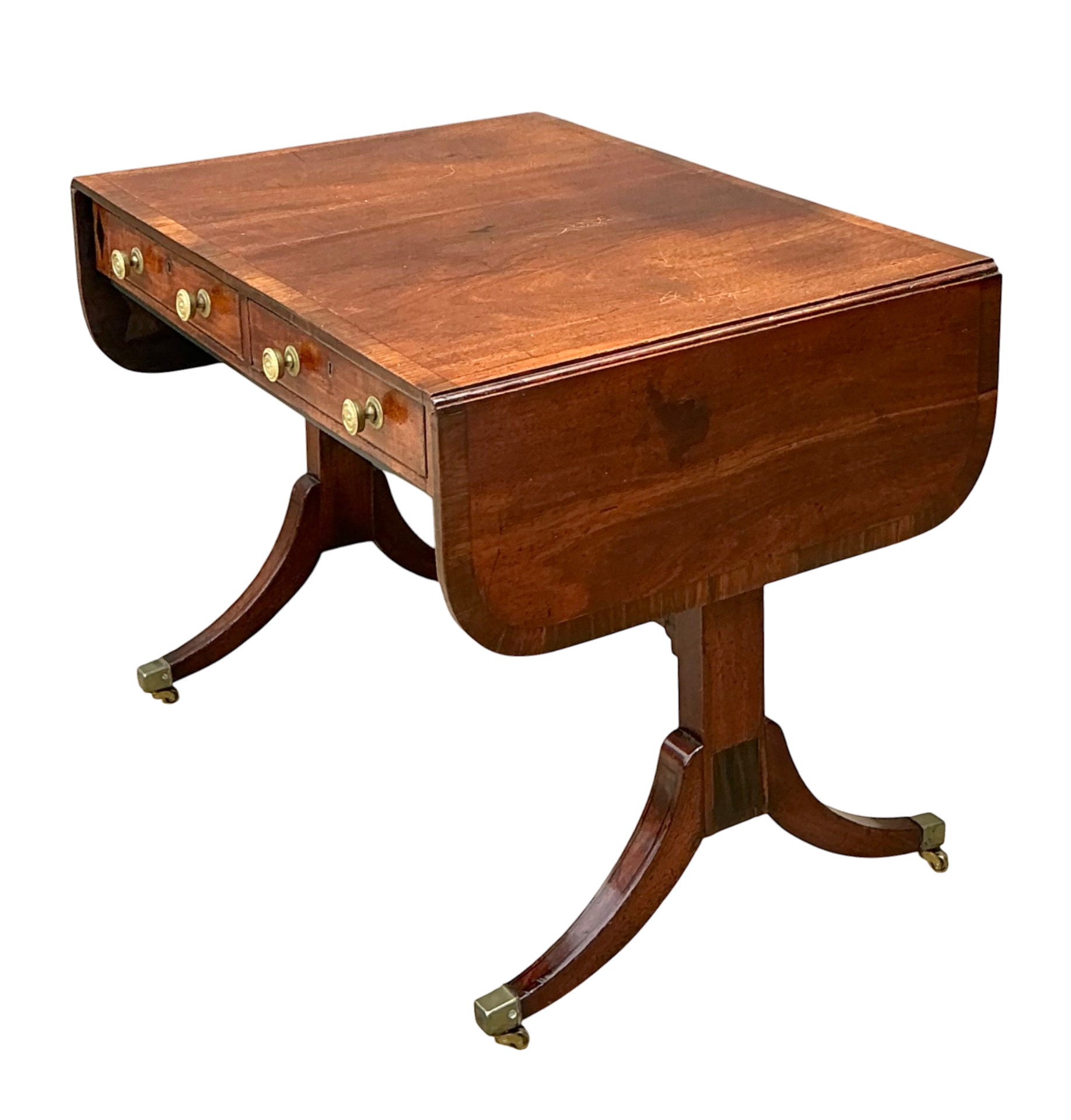 Vintage Sheraton Drop Leaf Sofa Table
