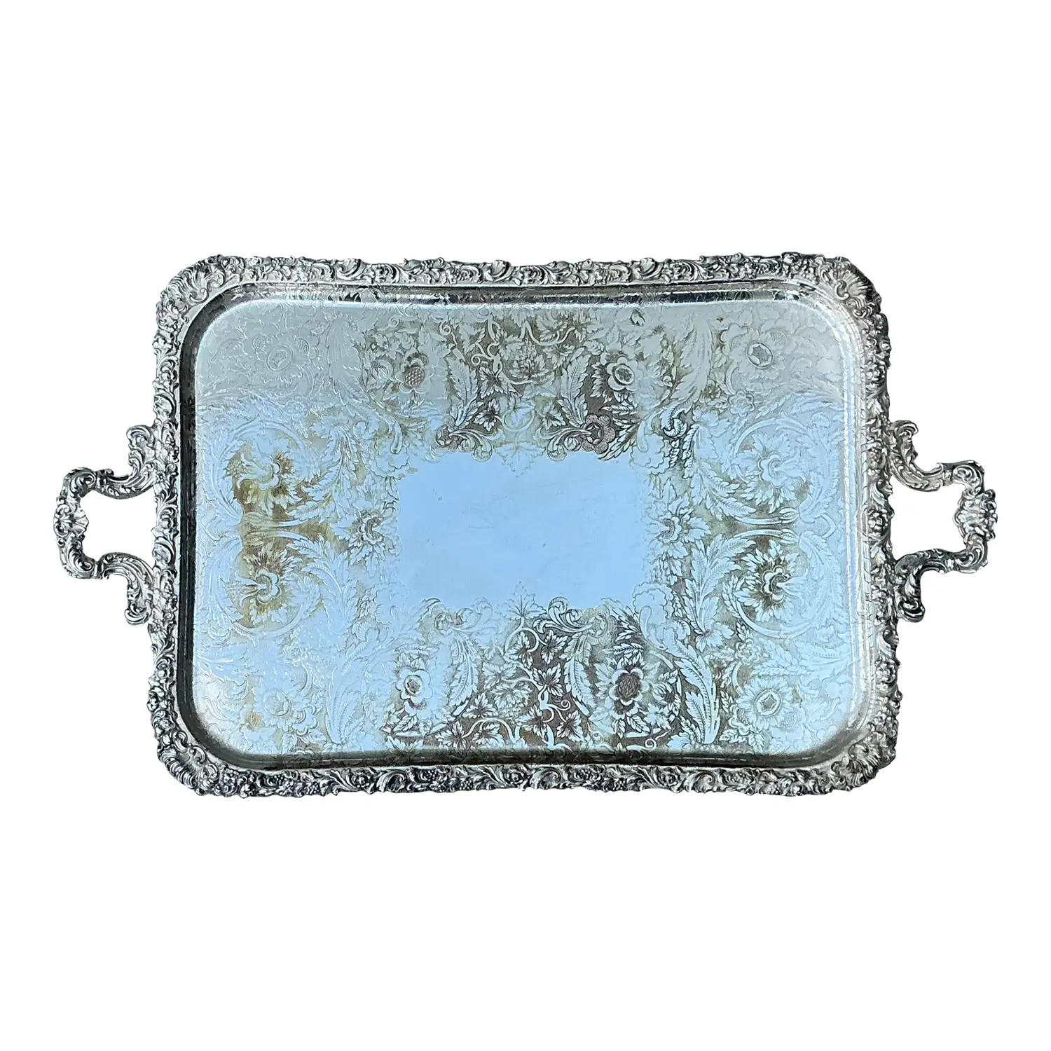 Vintage Silver Plate Tray
