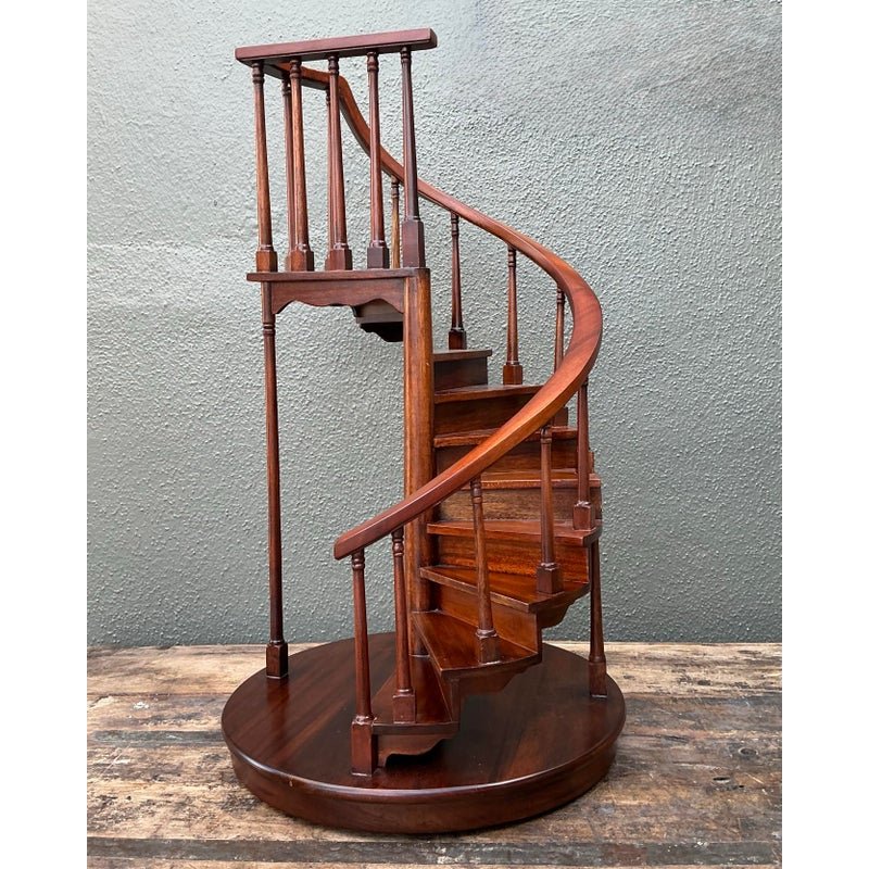 Vintage Spiral Staircase Model - Back view
