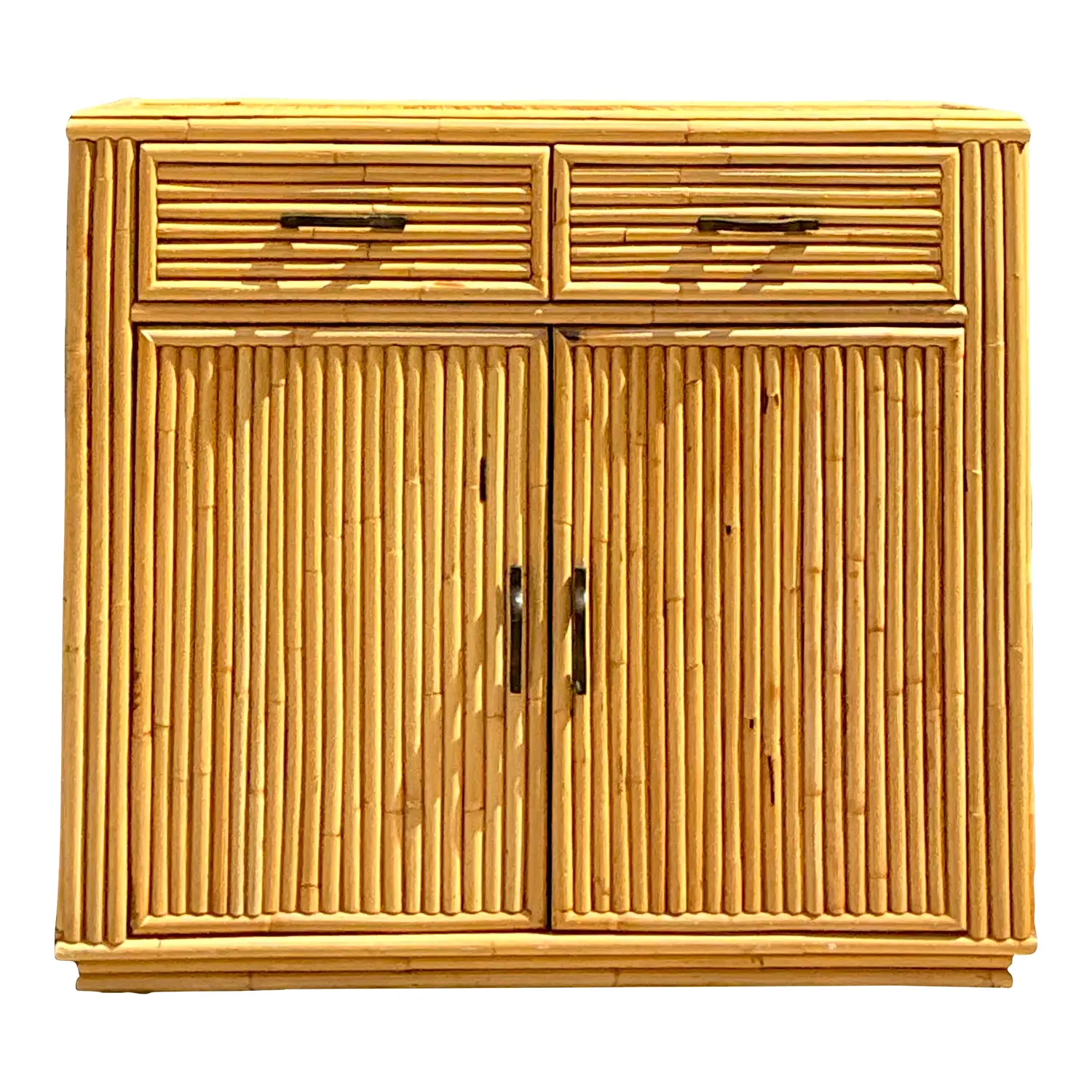 Vintage Stacked Bamboo Sideboard