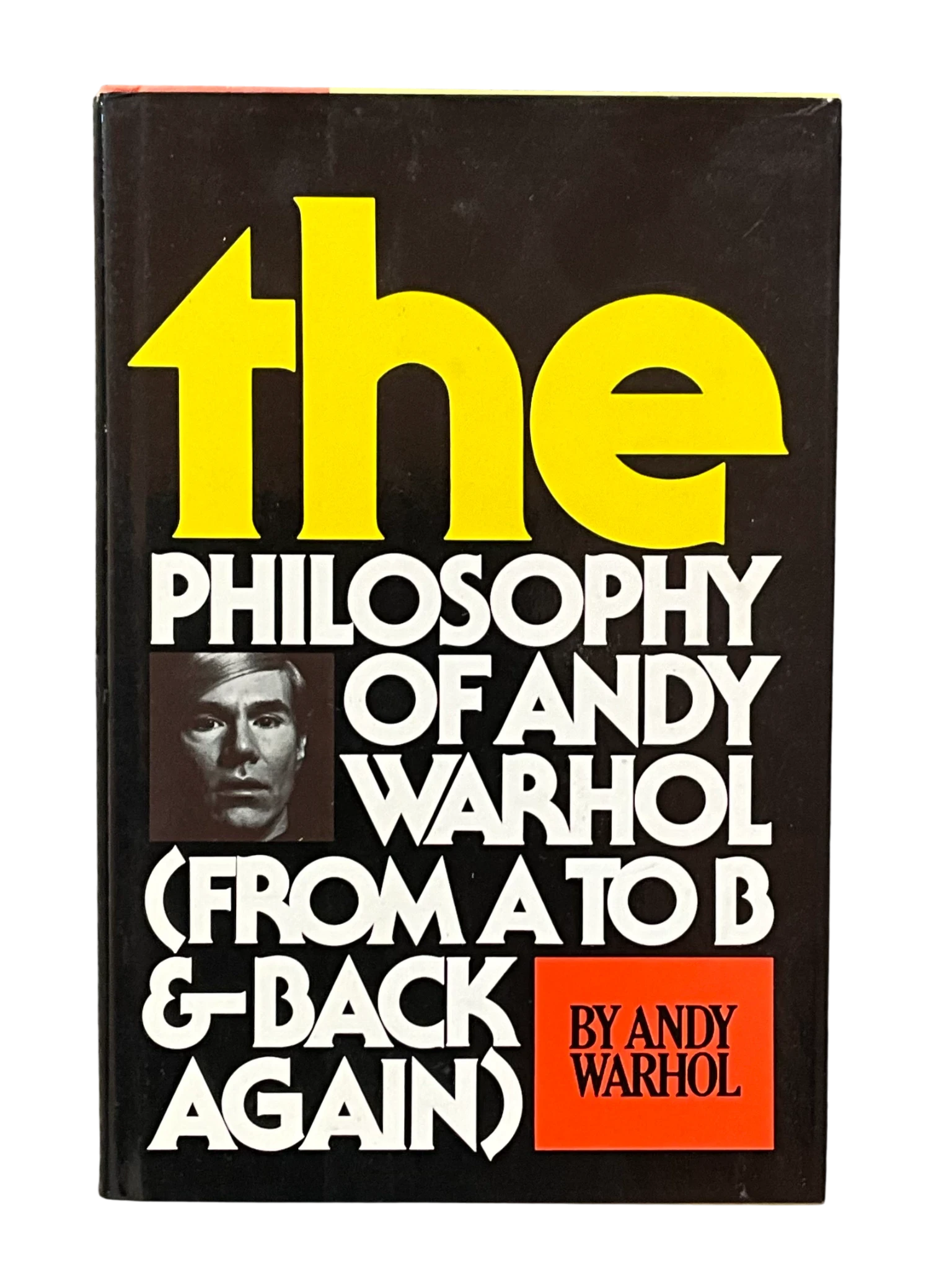 Vintage The Philosophy of Andy Warhol Signed  - Detail view