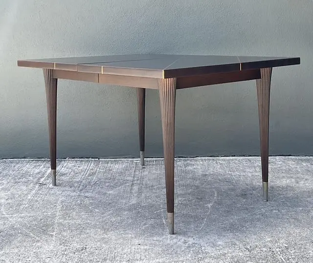 Vintage Tommi Parzinger Extendable Dining Table - Back view