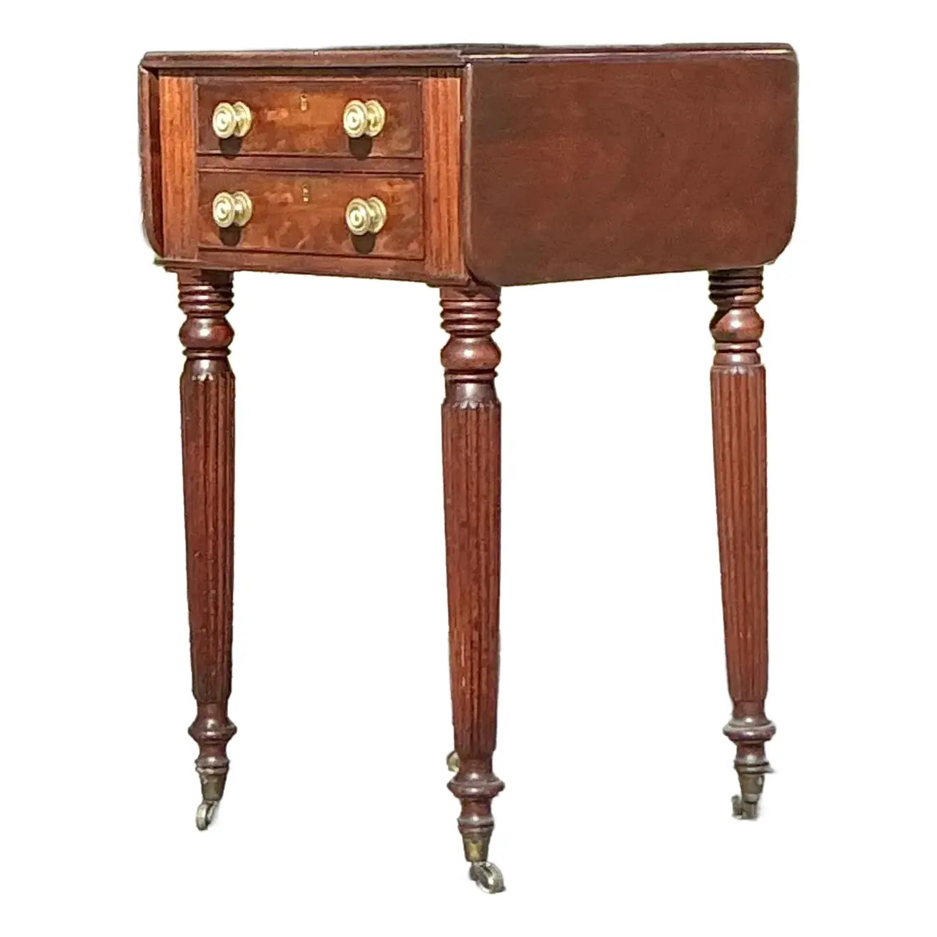 Vintage Traditional Flip Top Side Table