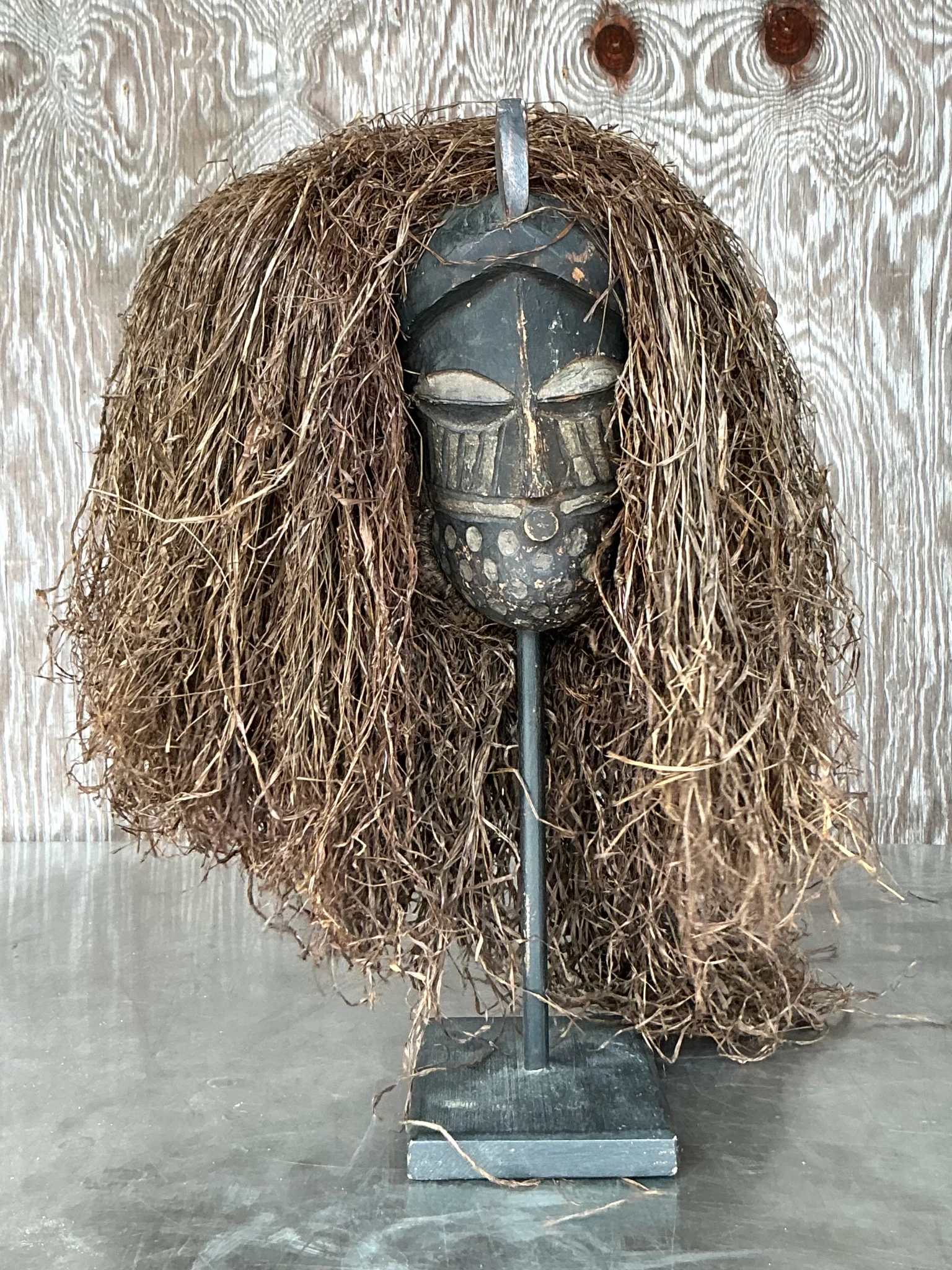 Vintage Tribal Bust  - Back view