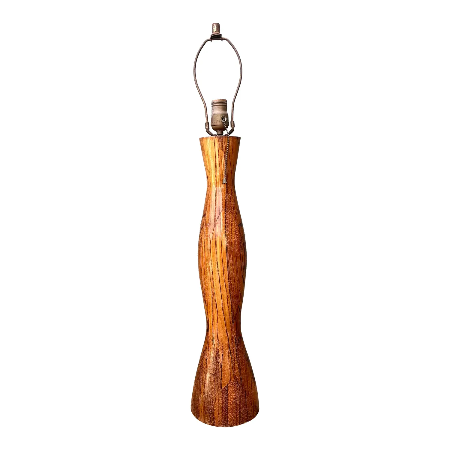 Vintage Turned Wood Lamp