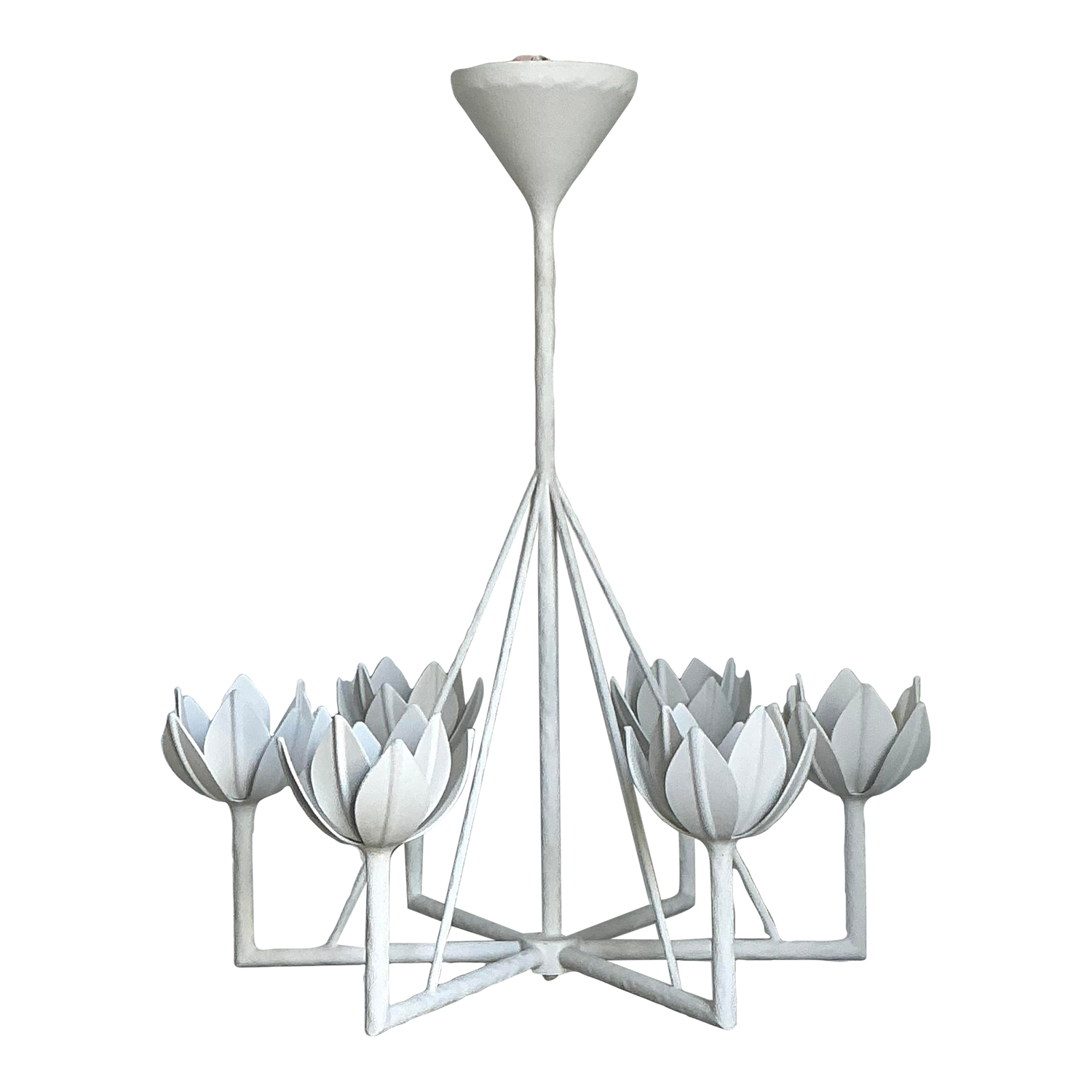 Vintage Visual Comfort Small Single Tier “Alberto” Chandelier - Detail view